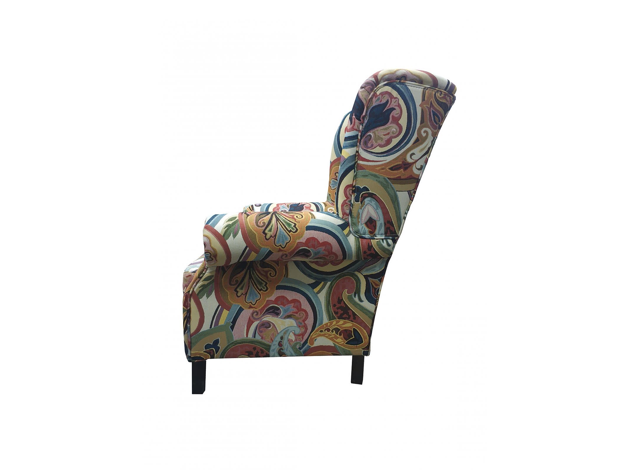 Разноцветный Кресло Монако с ярким, пестрым узором
