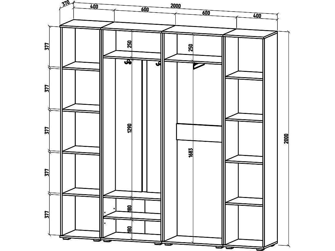 Прихожая Тунис-5