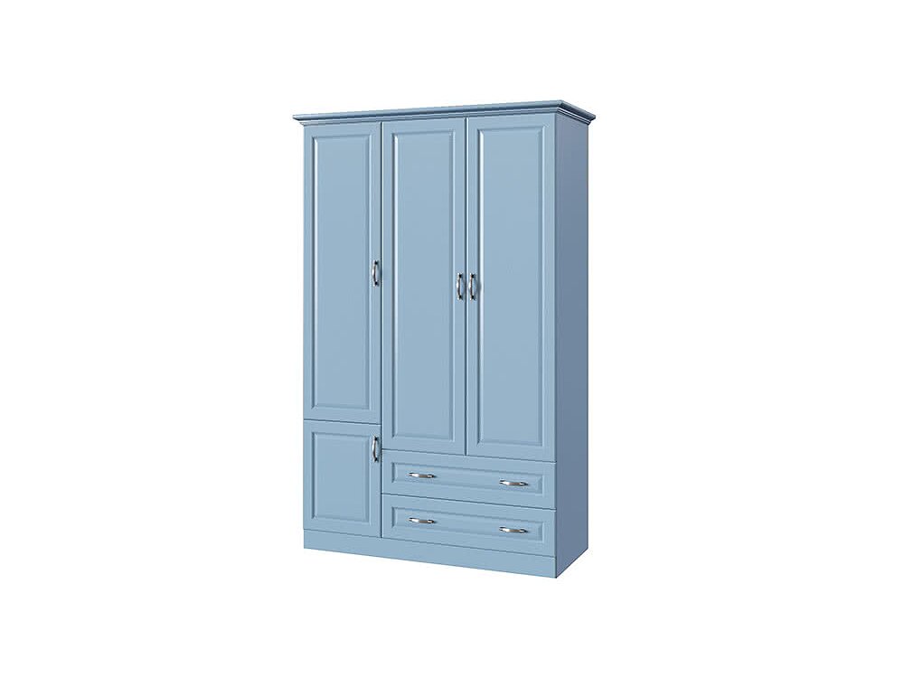 Бук/ Голубой Шкаф DreamLine Эдем, 3 створки (3-2)