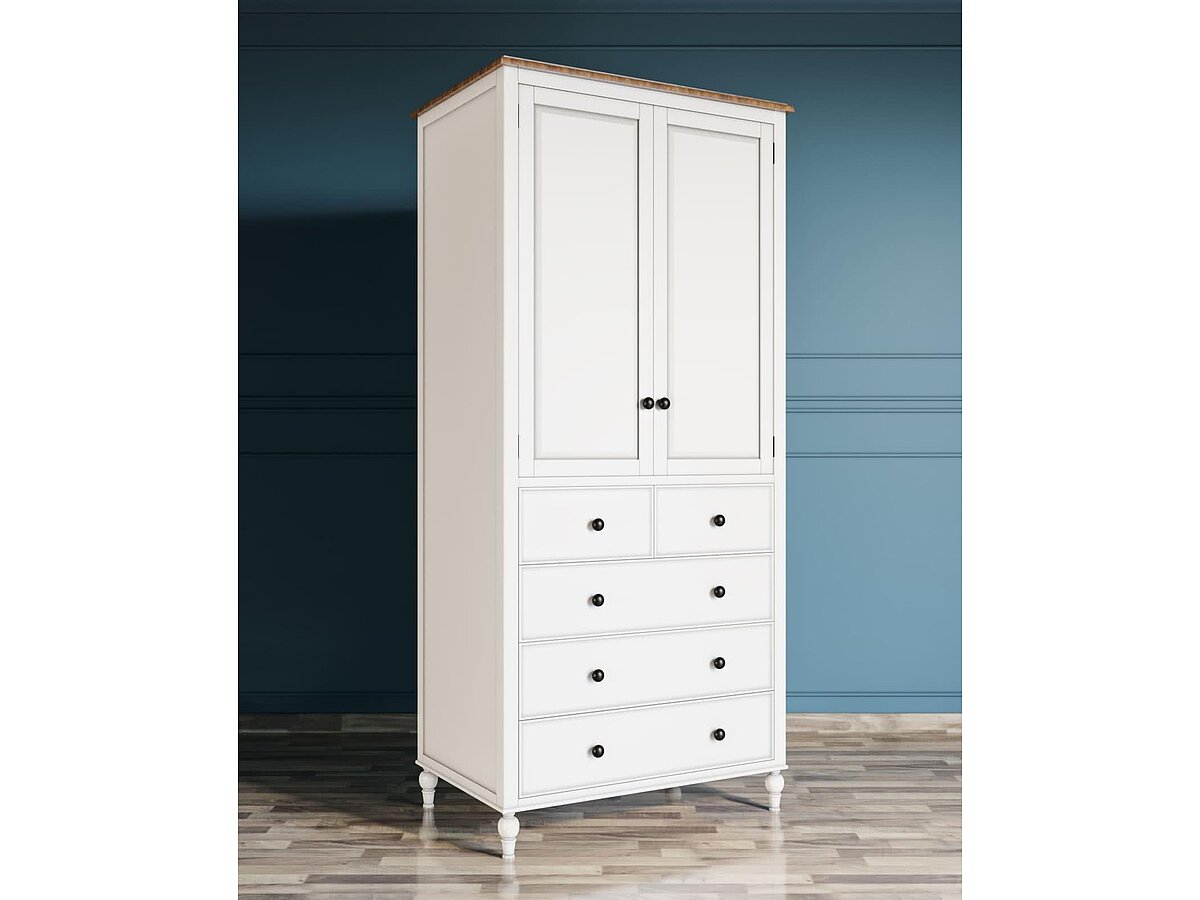 Шкаф Этажерка Odri двухстворчатый с 5 ящиками od2127KR5