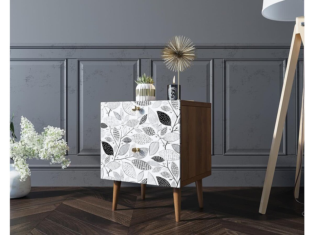 Print 09 Тумба Этaжepкa Berber с двумя ящиками, BB03