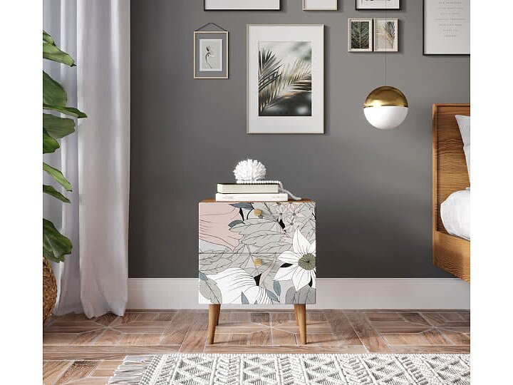 Print 50 Тумба Этaжepкa Berber с двумя ящиками, BB03