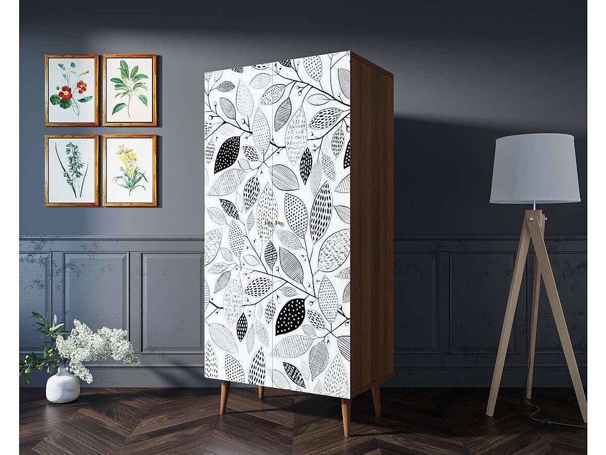 Print 09 Шкаф Этaжepкa Berber малый 2х створчатый, BB08