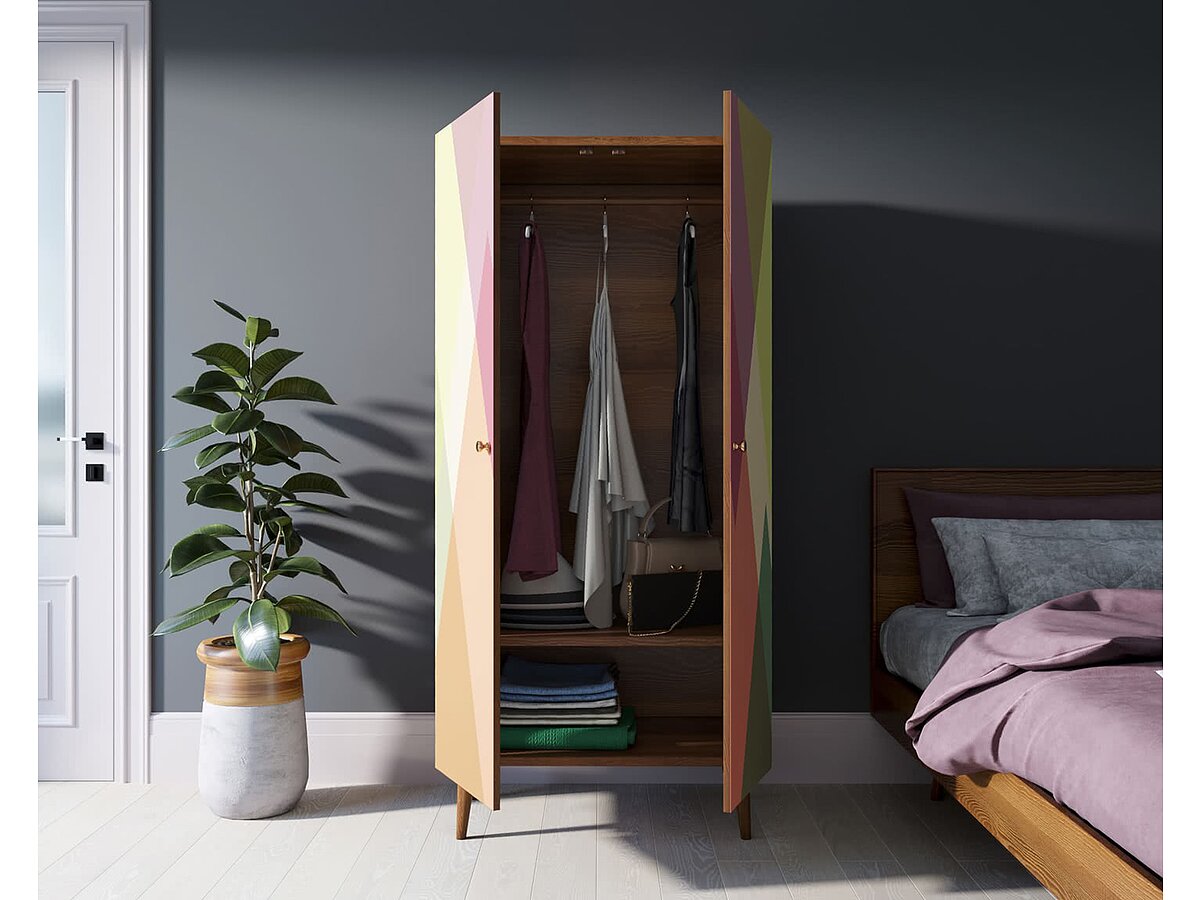 Шкаф Этaжepкa Berber малый 2х створчатый, BB08