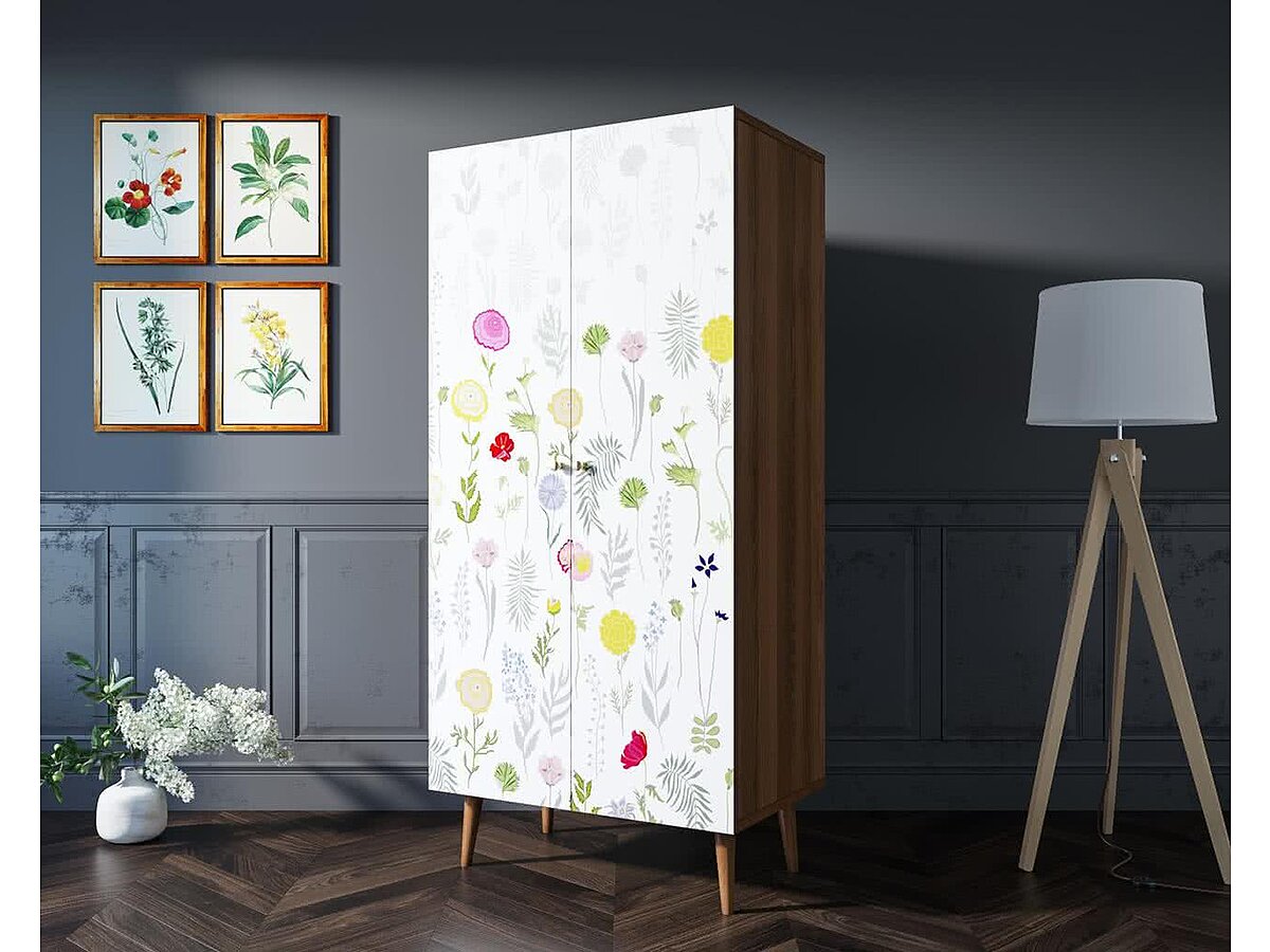 Print 07 Шкаф Этaжepкa Berber малый 2х створчатый, BB08