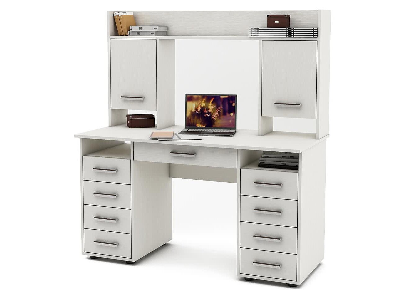 Белый Стол МФ Мастер Остин-14Я письменный