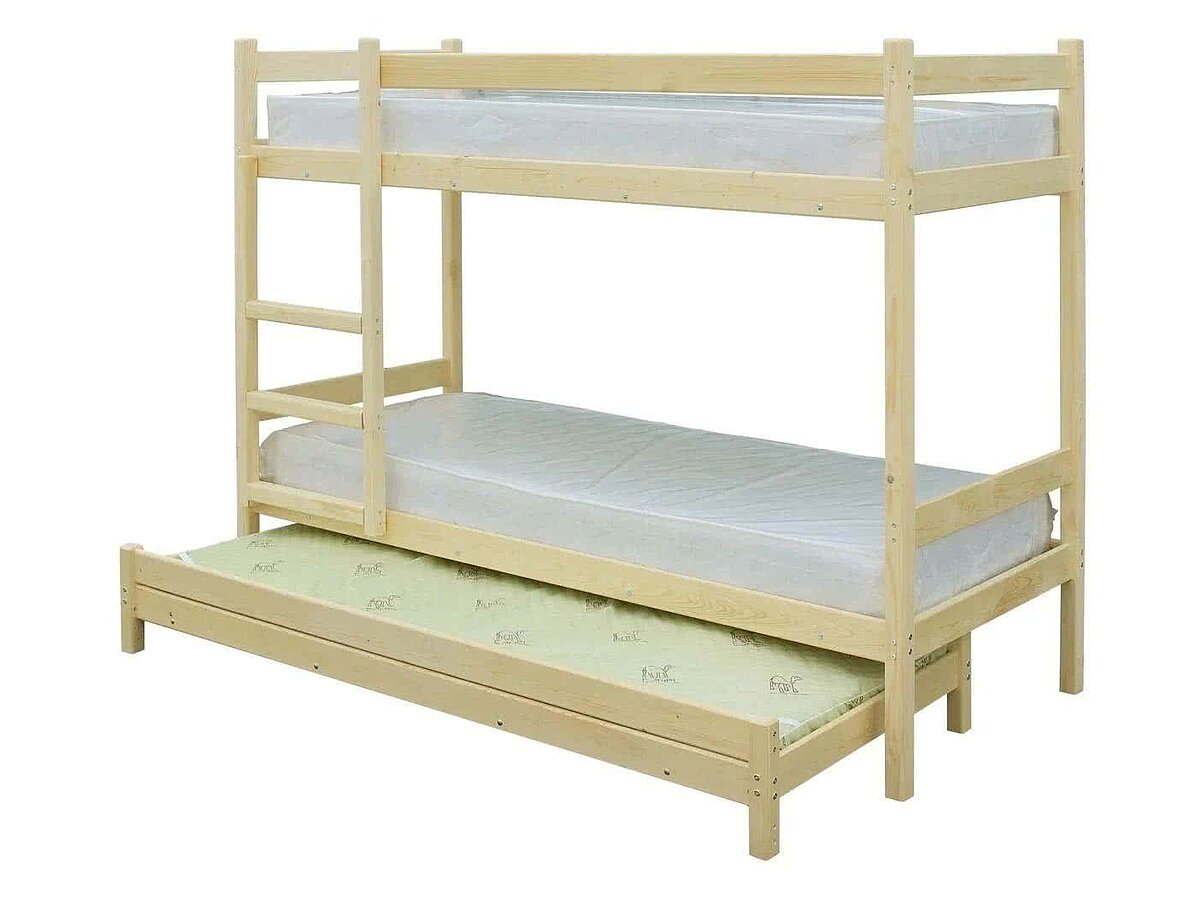 Кровать Green Mebel двухъярусная с выдвижным спальным местом 3 в 1