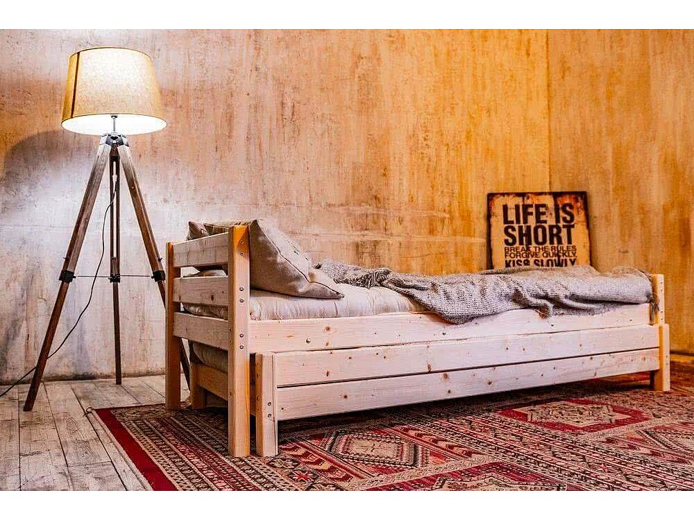 Кровать с выдвижным спальным местом 2 в 1