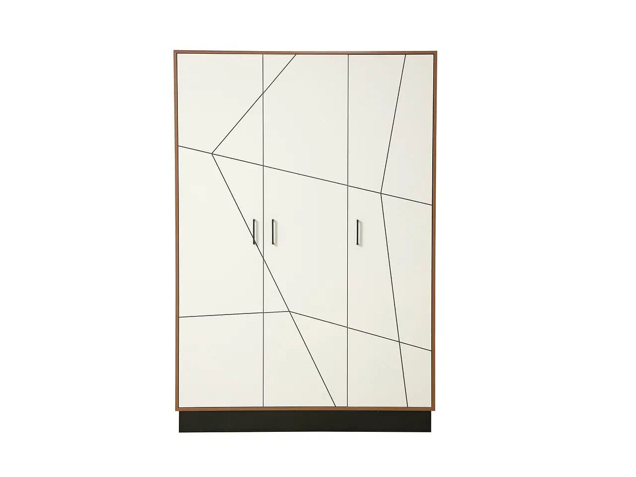 Таксония/Белый Шкаф для одежды 54.12 Гамма (3-х дв.)