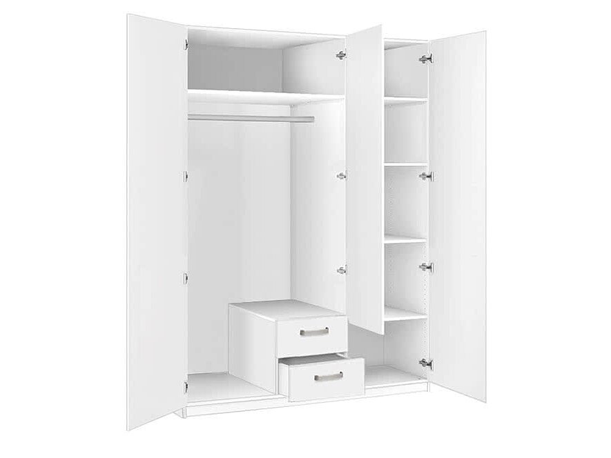 Белый/ Без механизма Шкаф Боровичи Село С 5.14