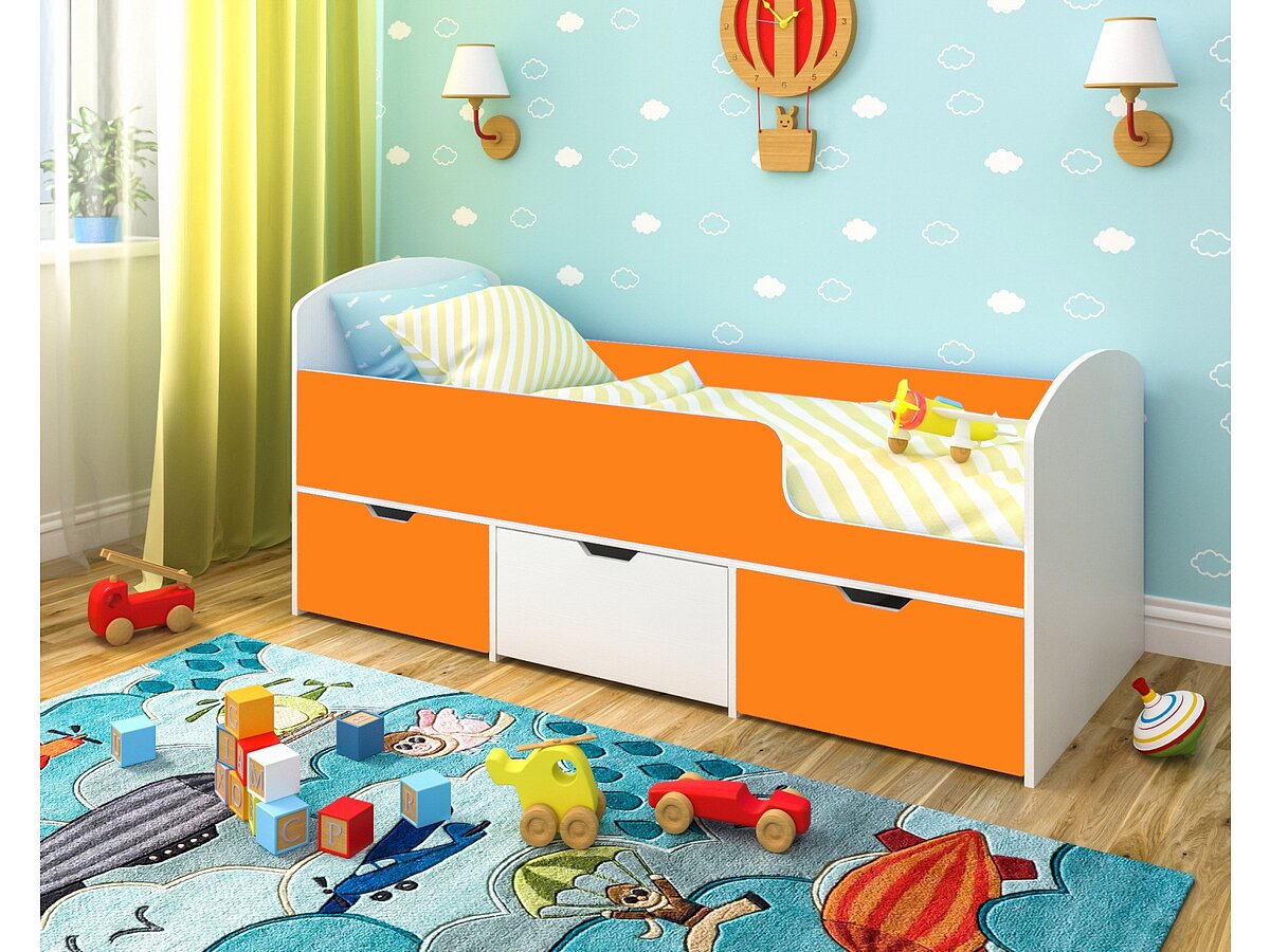 Кровать-чердак Ярофф Малыш Мини, белый