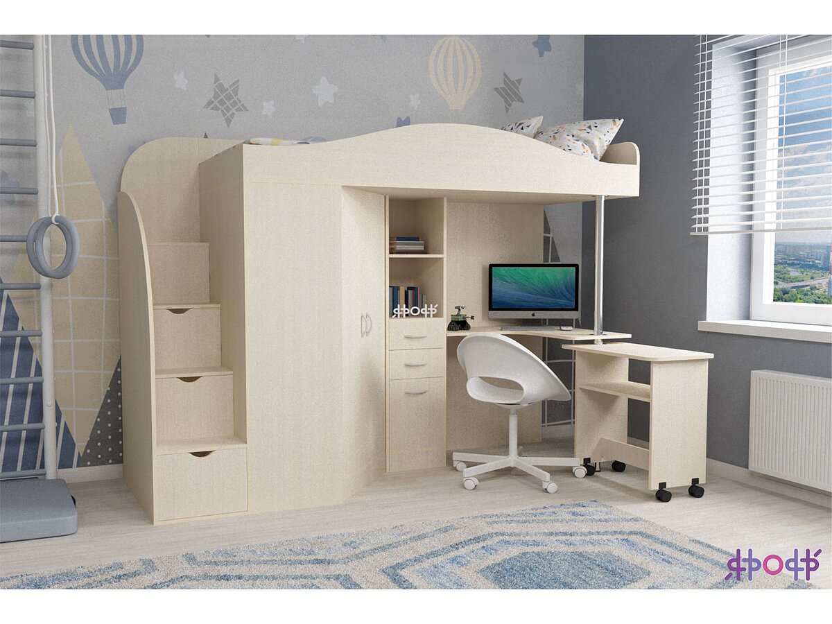 Кровать-чердак Ярофф Юниор 4