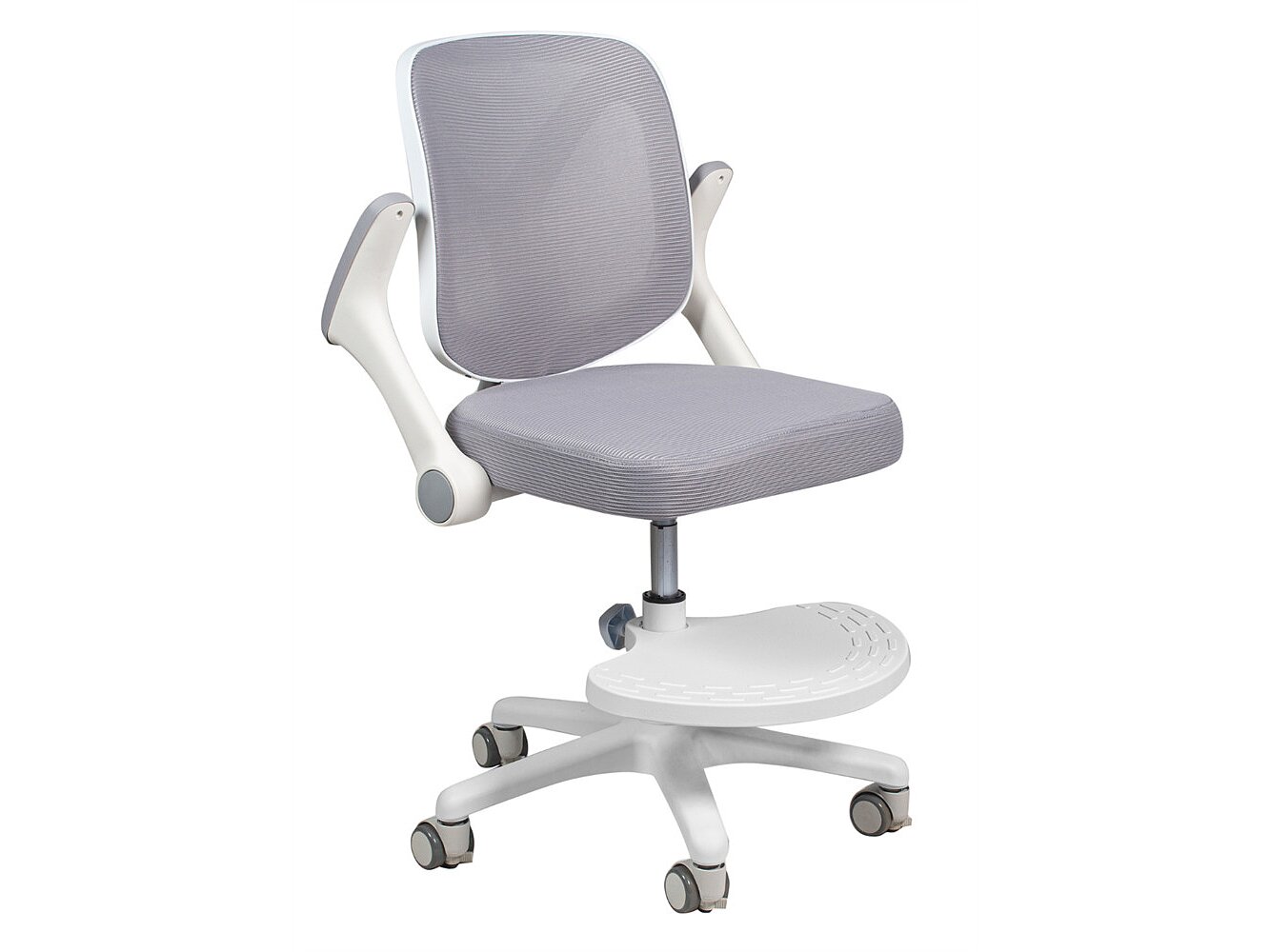 Комплект FunDesk парта Volare II Grey с креслом LST9 Grey