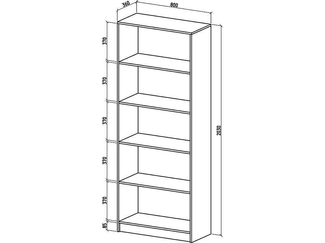 Шкаф ВМФ Бостон-5 бельевой, ШБ-5Б