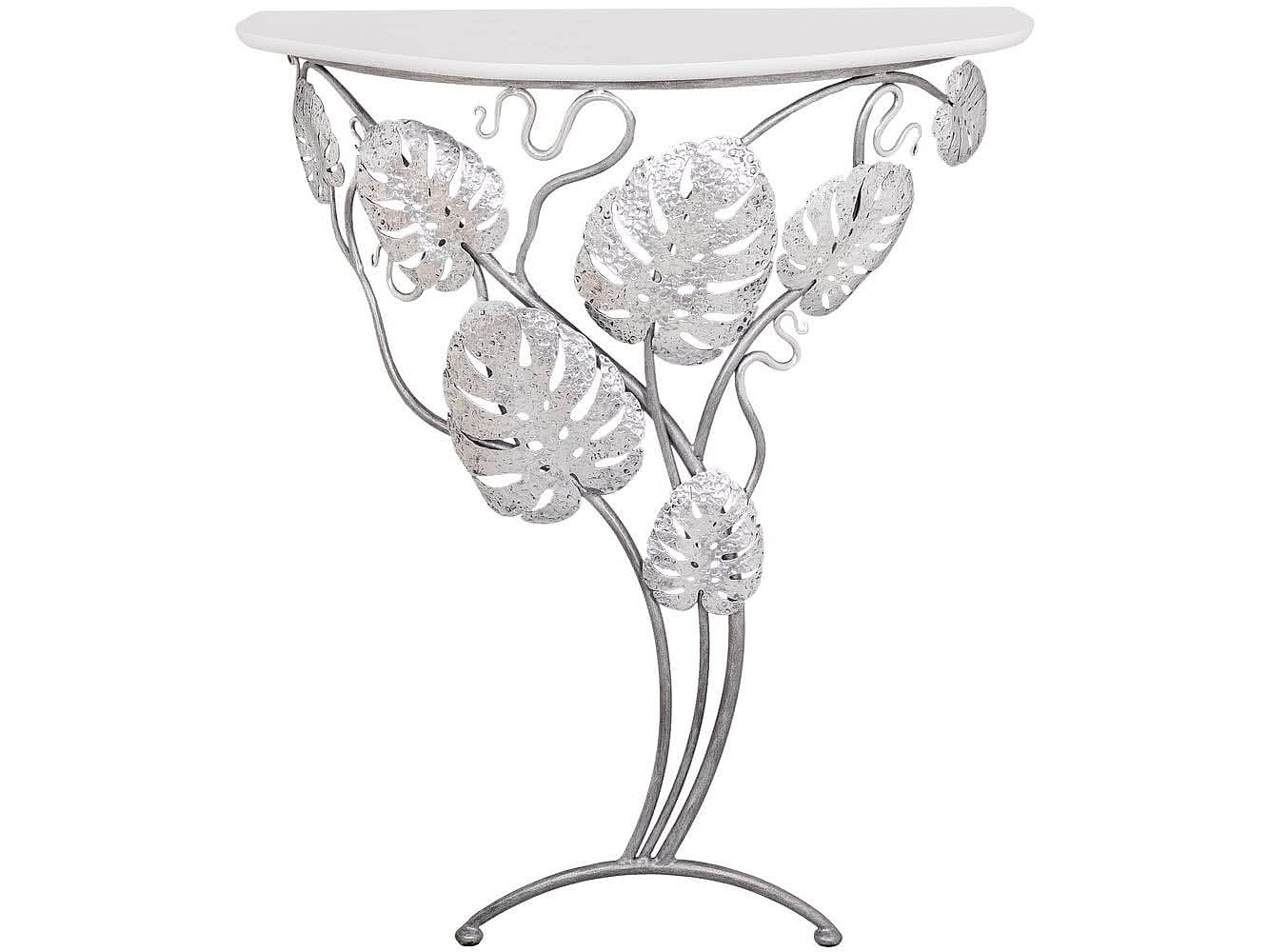 Айвори Мраморное золото Консоль Bogacho Monstera Deliciosa Wood