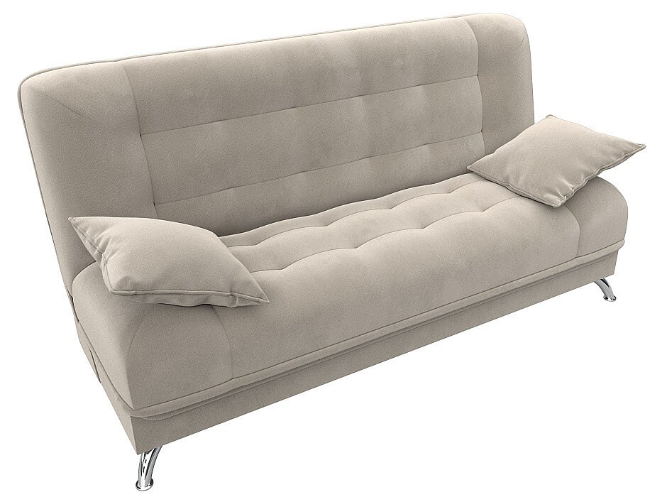 бежевый/микровельвет Диван прямой Лига Диванов Анна книжка