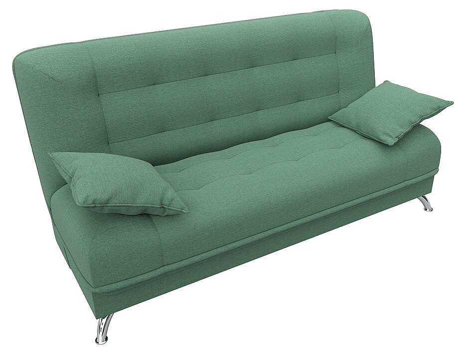 амур зеленый/рогожка Диван прямой Лига Диванов Анна книжка