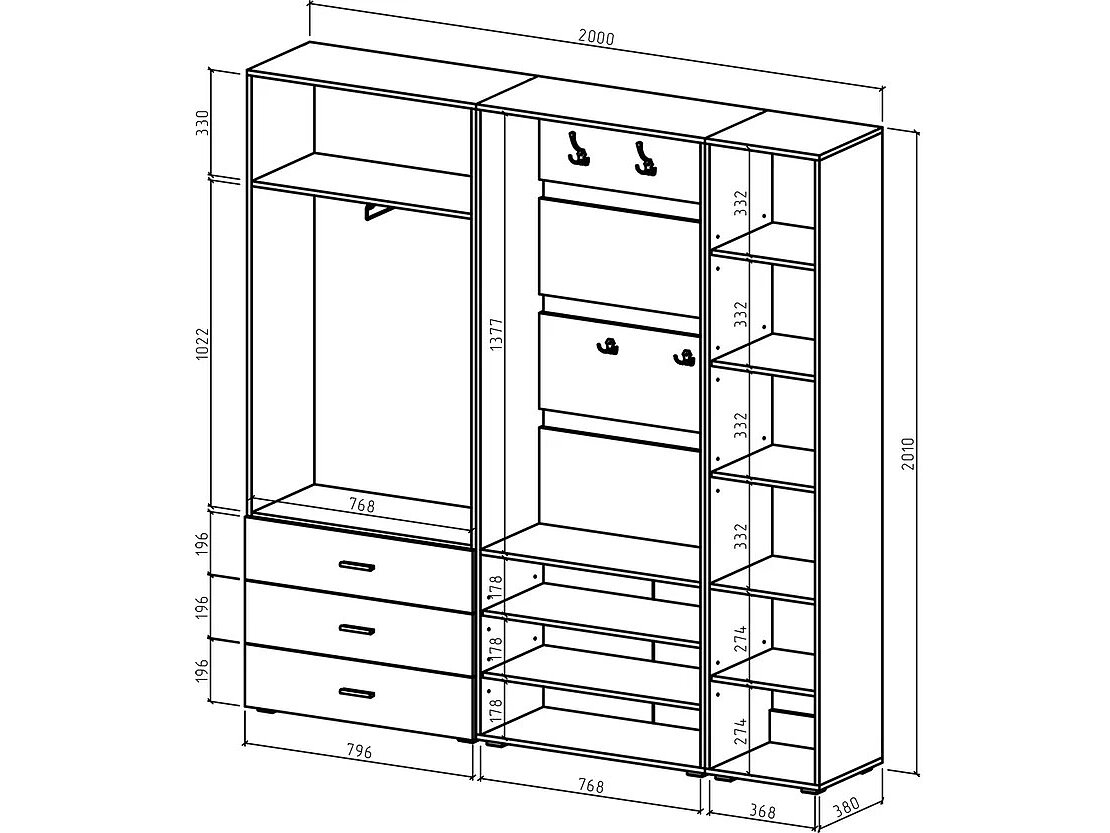 Прихожая ВМФ Мартин ПРМ-3
