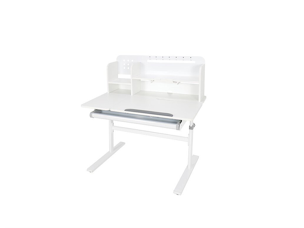 Комплект FunDesk парта Volare II Grey с креслом Agosto Grey с подлокотниками