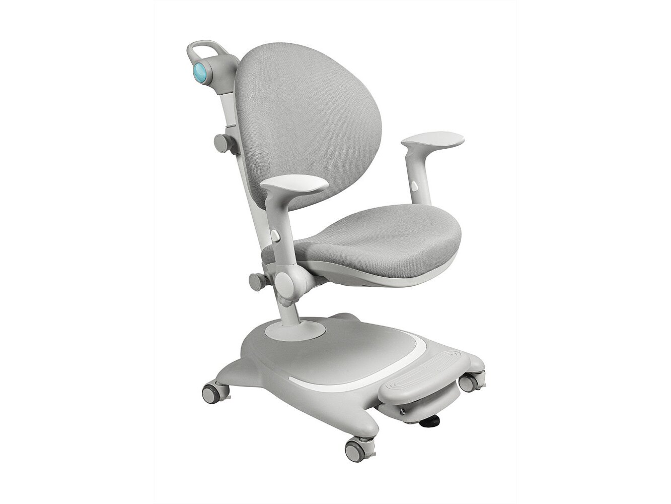 Комплект FunDesk парта Volare II Grey с креслом Agosto Grey с подлокотниками