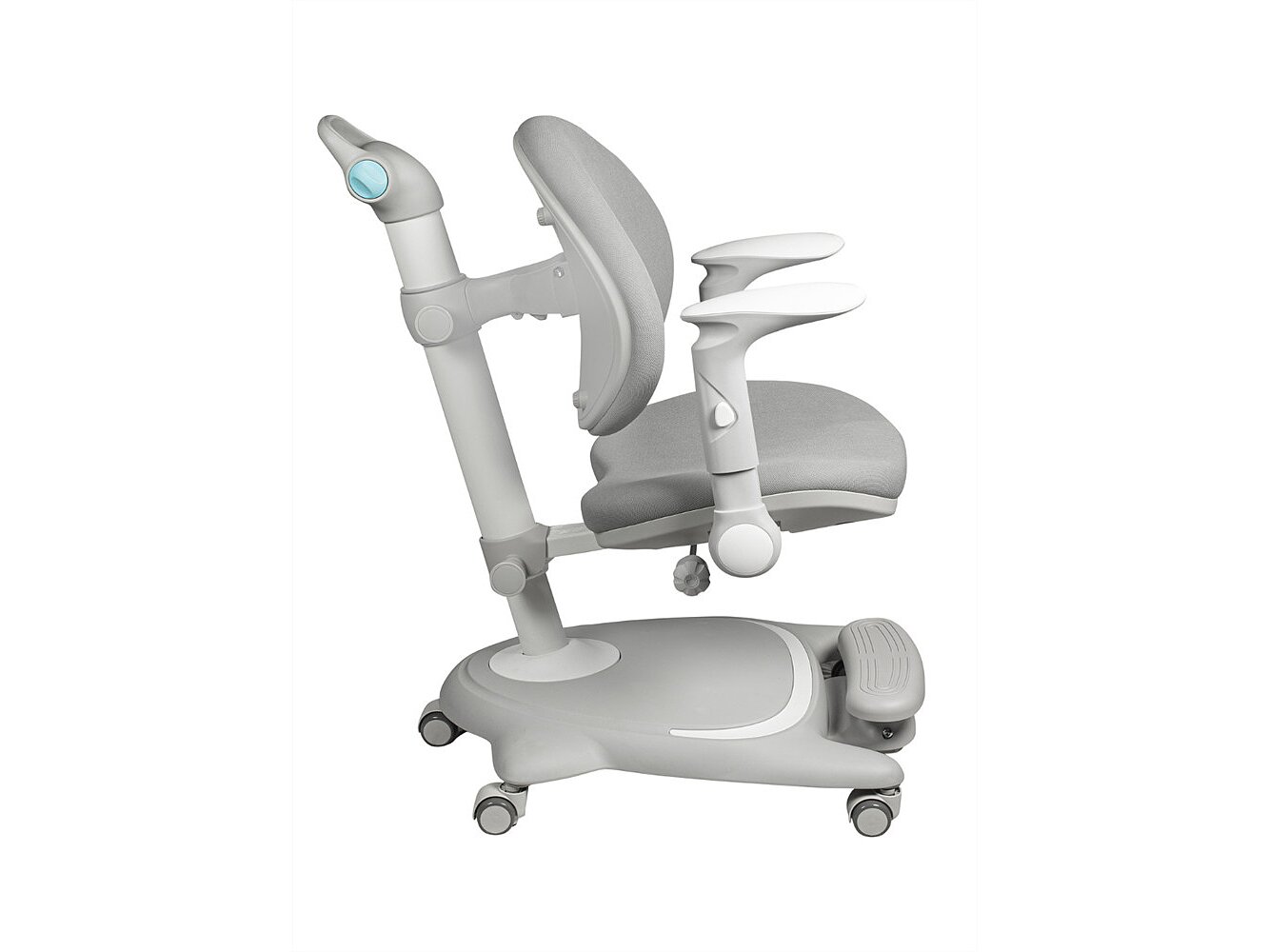 Комплект FunDesk парта Volare II Grey с креслом Agosto Grey с подлокотниками