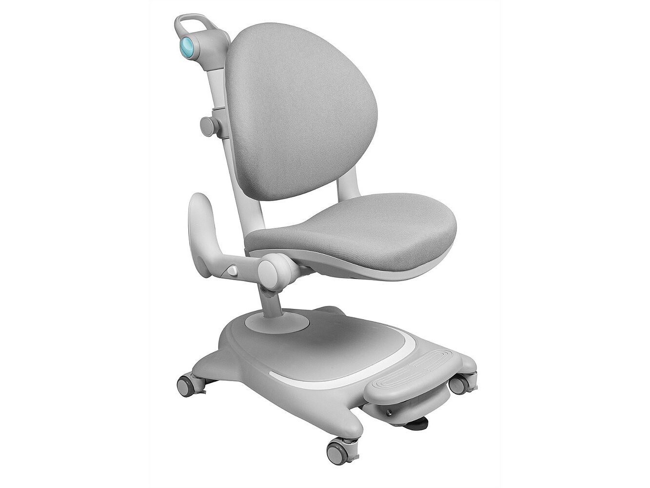 Комплект FunDesk парта Volare II Grey с креслом Agosto Grey с подлокотниками