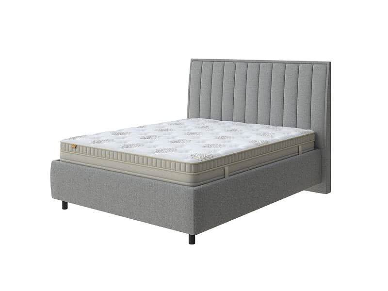 Piano 19 Арктический серый (шенилл) Кровать Орматек Majesty (ткань премиум)