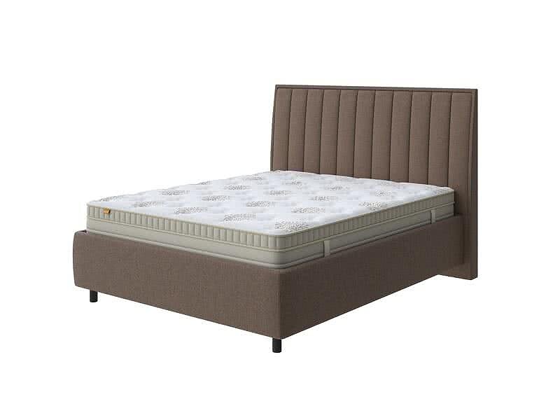 Piano 6 Шоколадный мусс (шенилл) Кровать Орматек Majesty (ткань премиум)
