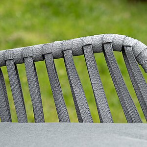 серый Капри подвесное кресло из искусственного ротанга, цвет серый