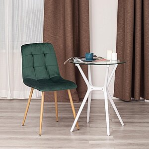 темно-зеленый HLR57 Стул Chilly (mod. 7094-1)