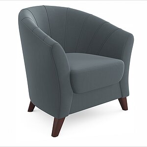 Маренго/Велюр Мягкое кресло Line маренго темно-серый