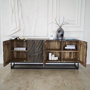 Комод из массива, ЛАХАРА III Платина