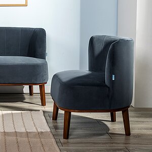 Diag Grey Кресло Шафран_Diag_ Grey