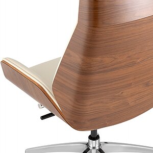 бежевый Кресло руководителя TopChairs Crown SN,