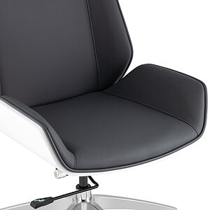 серо-голубой Кресло руководителя TopChairs Crown SN, , белый
