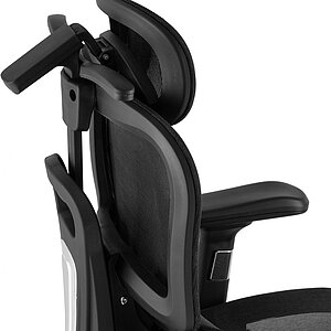 Черный Кресло офисное TopChairs Stich с оттоманкой