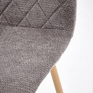 серый Стул HALMAR K525 WDF серый/натуральный