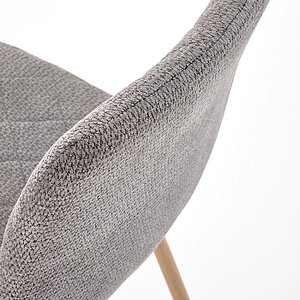 серый Стул HALMAR K525 WDF серый/натуральный