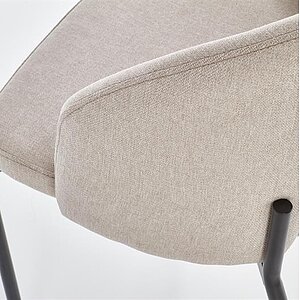 бежевый / черный Стул HALMAR K373 бежевый/черный