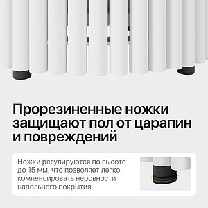 Обеденный стол Genglass Trubis Wood овальный 200х90 см