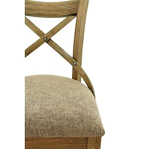 Дуб светлый (Тон 100, черная патина)/ Sherlock 290 (рогожка) Стул Аврора Соло Венский