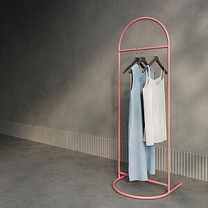 Розовый Вешалка напольная Genglass Evesa