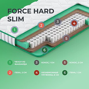 Матрас Clever Force Hard Slim