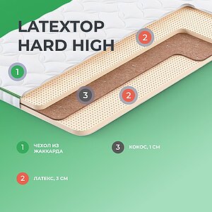 Топпер Clever LatexTop Hard High