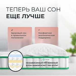 Топпер Clever NanoTouch Double
