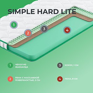 Матрас Clever Simple Hard Lite