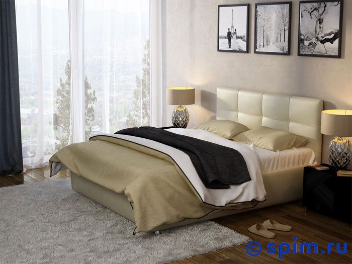 Кровать Life 1 120х200 см Кровать Life 1 120х200 смКровати Райтон<br>Материал: каркас изготовлен из Дсп, обивка из искусственной кожи. Основание: встроенное основание на металлокаркасе с березовыми ламелями. Размер Лайф 1 полутораспальный: 120 x 200 см<br><br>Ширина см: 120<br>Длина см: 200