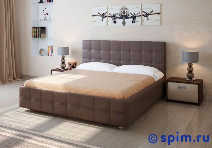 Кровать Life 3 80х190 см Кровать Life 3 80х190 смКровати Райтон<br>Материал: ккаркас из Дсп, обивка из экокожи класса Люкс. Основание: встроенное с березовыми ламелями. Размер Лайф 3 односпальный: 80 x 190 см<br><br>Ширина см: 80<br>Длина см: 190
