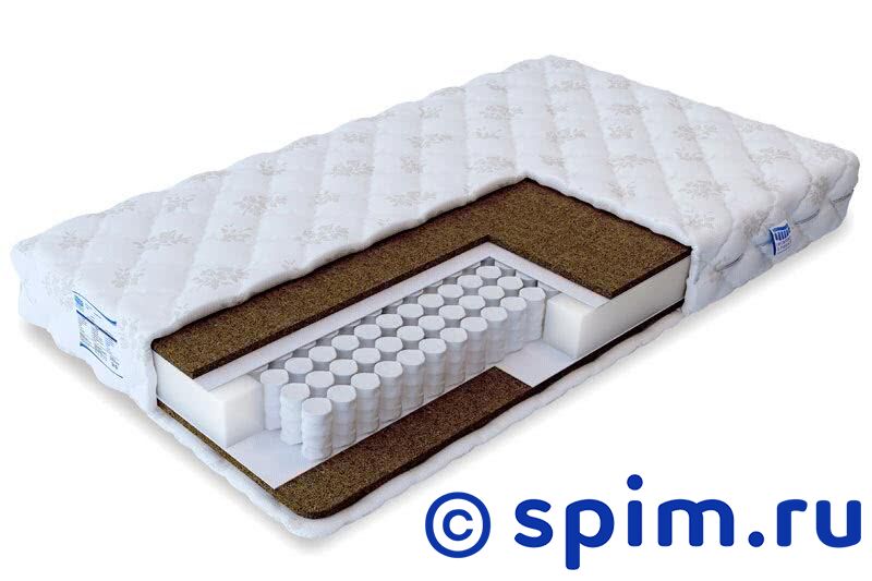 Матрас Промтекс-Ориент Soft Кокос 160х190 см Матрас Промтекс-Ориент Soft Кокос 160х190 смМатрасы Промтекс-Ориент на пружинном блоке TFK<br>Пружины: независимые, 256 шт/кв.м Жесткий Кокос Чехол: хлопковый трикотаж Высота: 17 см Нагрузка: до 120 кг Размер Promtex-Orient Софт Cocos двуспальный: 160 x 190 см<br><br>Ширина см: 160<br>Длина см: 190<br>Линейка: TFK
