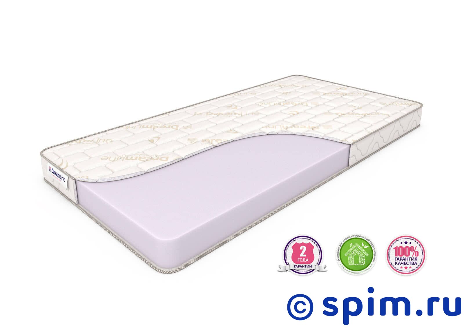 Матрас DreamLine Roll Slim 150х200 см Матрас DreamLine Roll Slim 150х200 смМатрасы DreamLine DreamRoll<br>Мягкий матрас на основе блока искусственного латекса (10 см). Несъемный чехол из синтетического жаккарда. Высота: 11 см. Нагрузка: до 100 кг. Скручен в рулон. Размер двуспальный: 150 x 200 см<br><br>Ширина см: 150<br>Длина см: 200<br>Линейка: DreamRoll